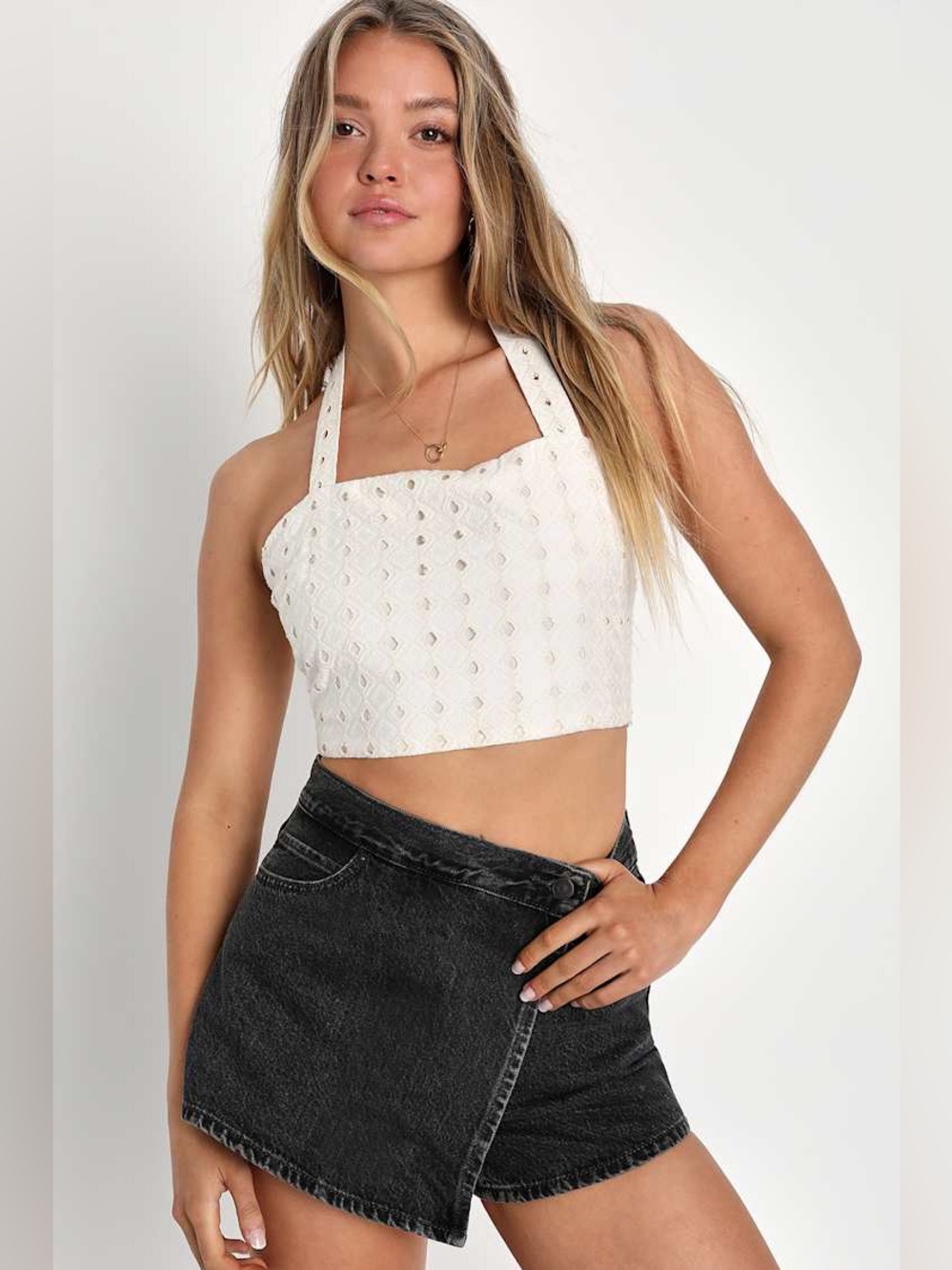 Levi's Finally Here Black High Rise Skort size 30